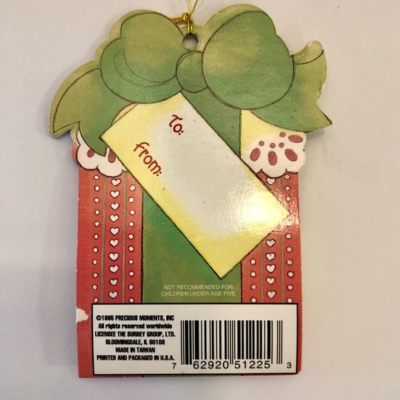 Vintage Precious Moments Pin Rejoice O Earth Angel with Trumpet 1995 - Picture 6 of 11